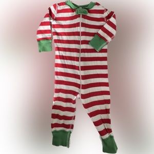 Hanna Andersson Striped Cotton Zip Sleeper